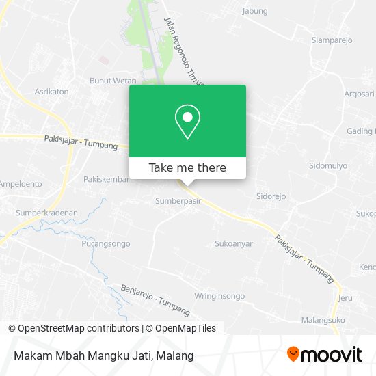 Makam Mbah Mangku Jati map