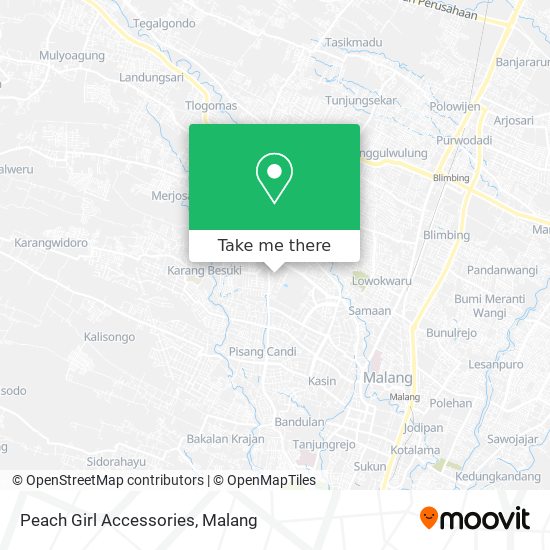 Peach Girl Accessories map