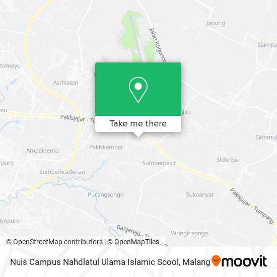 Nuis Campus Nahdlatul Ulama Islamic Scool map