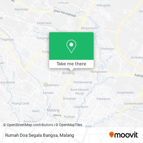 Rumah Doa Segala Bangsa map