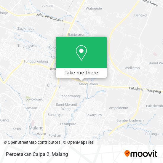 Percetakan Calpa 2 map