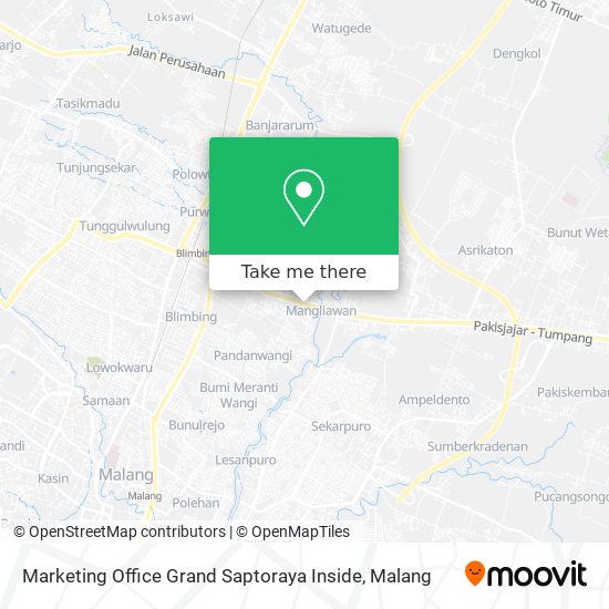 Marketing Office Grand Saptoraya Inside map