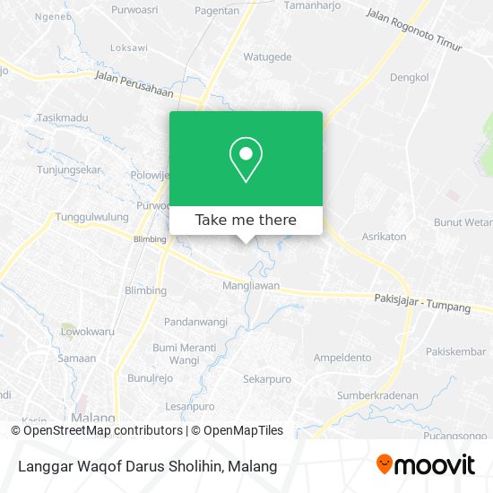 Langgar Waqof Darus Sholihin map