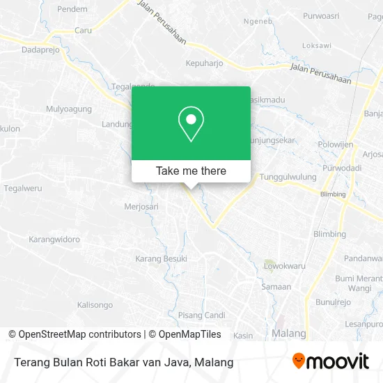 Terang Bulan Roti Bakar van Java map