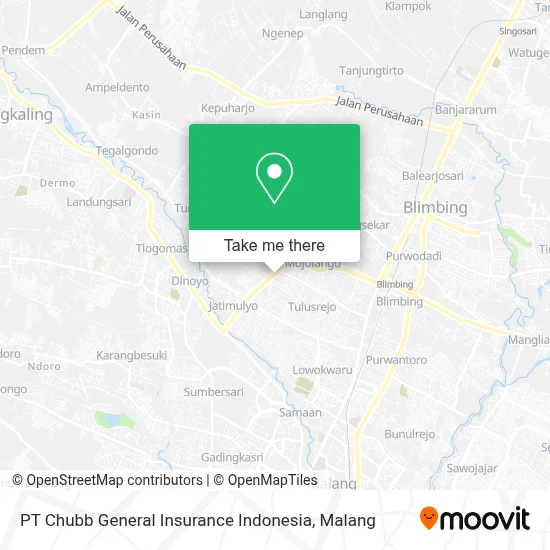 PT Chubb General Insurance Indonesia map