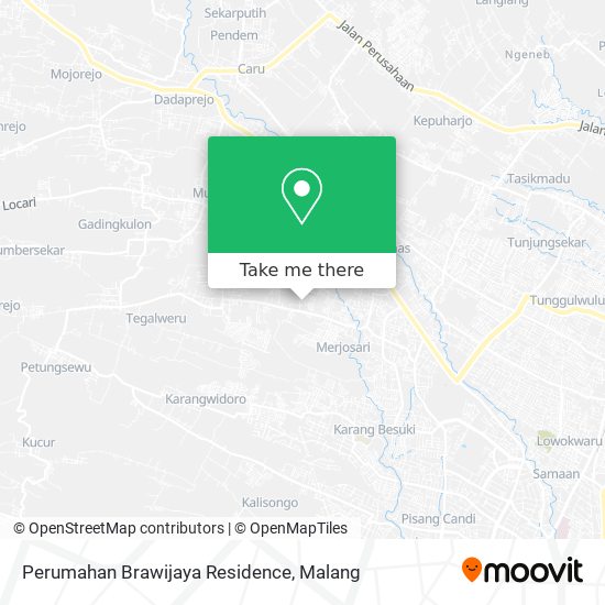 Perumahan Brawijaya Residence map
