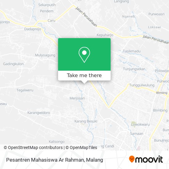 Pesantren Mahasiswa Ar Rahman map