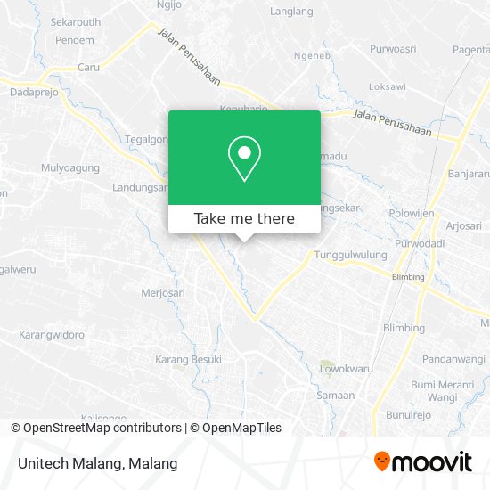 Unitech Malang map