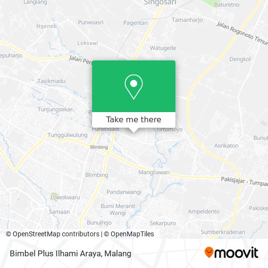 Bimbel Plus Ilhami Araya map