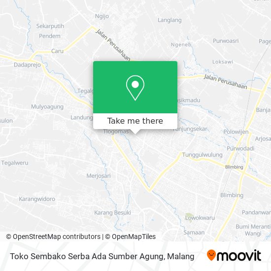 Toko Sembako Serba Ada Sumber Agung map