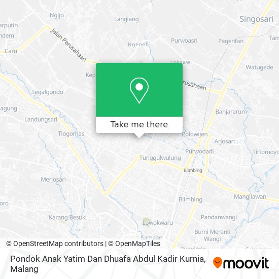 Pondok Anak Yatim Dan Dhuafa Abdul Kadir Kurnia map