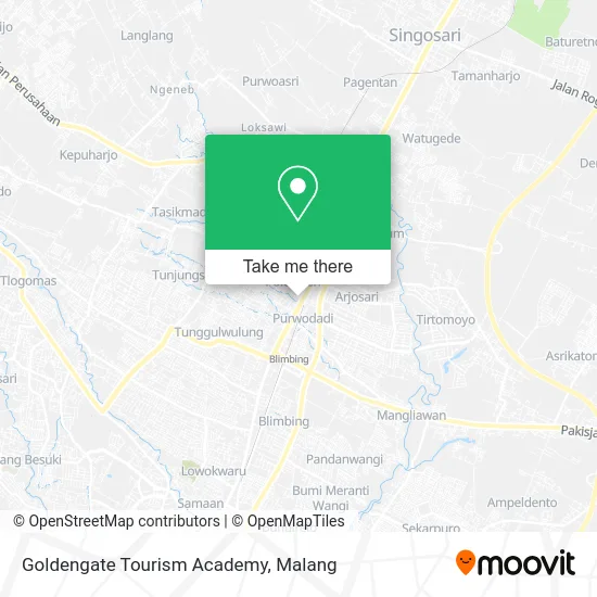 Goldengate Tourism Academy map