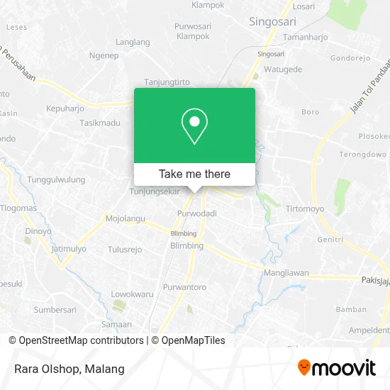 Rara Olshop map