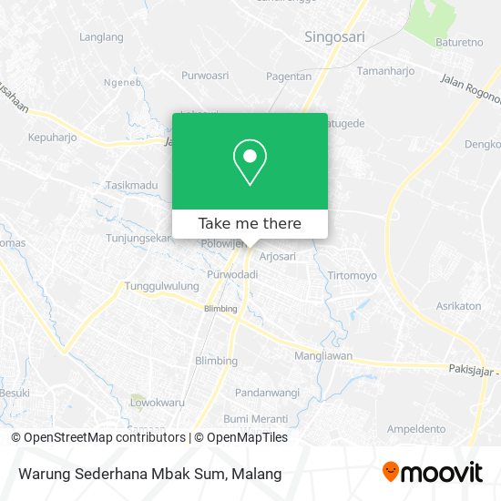 Warung Sederhana Mbak Sum map