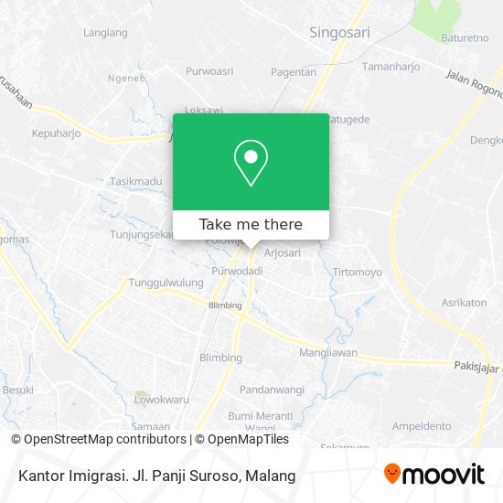 Kantor Imigrasi. Jl. Panji Suroso map