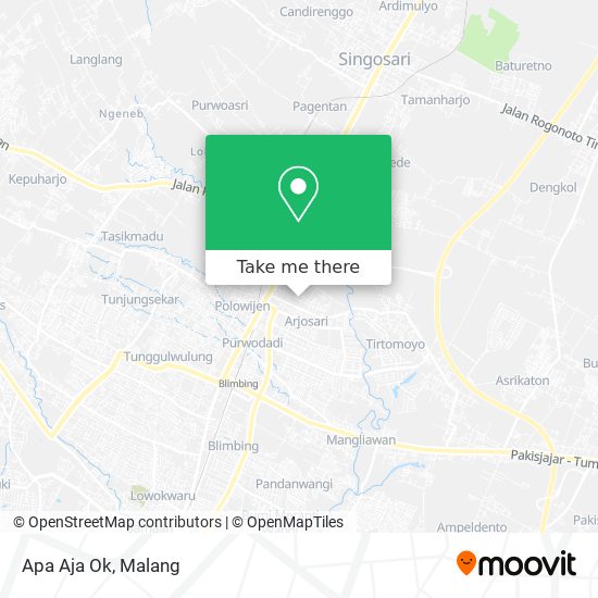 Apa Aja Ok map