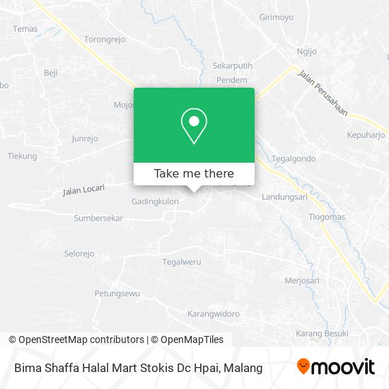 Bima Shaffa Halal Mart Stokis Dc Hpai map