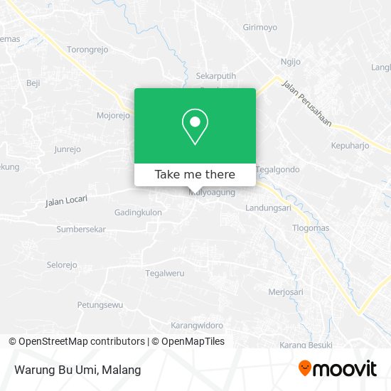 Warung Bu Umi map