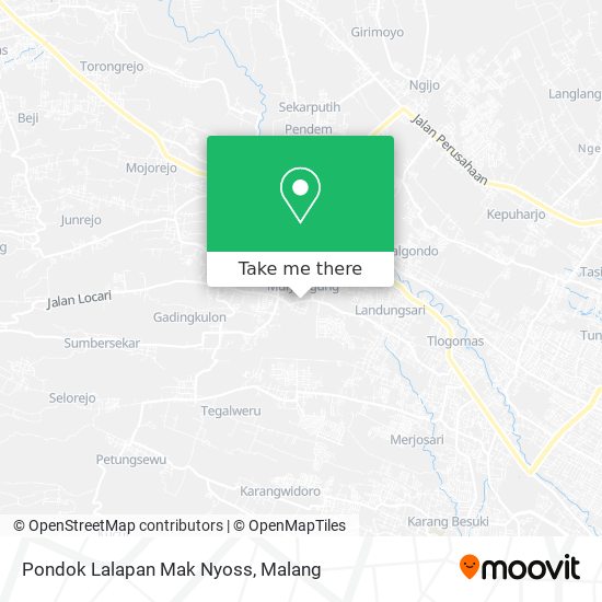 Pondok Lalapan Mak Nyoss map