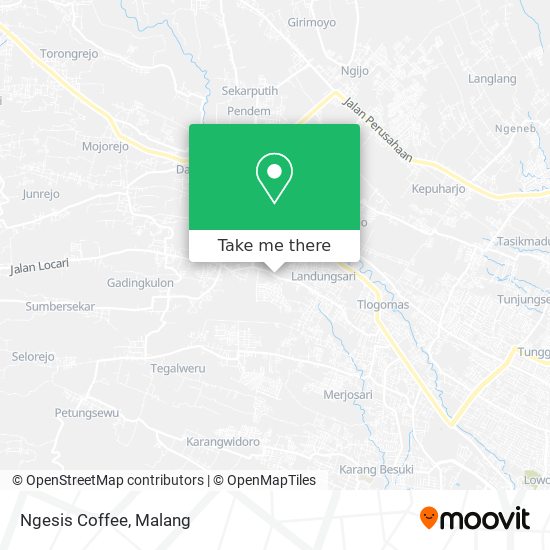 Ngesis Coffee map