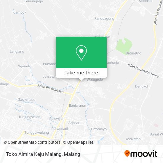 Toko Almira Keju Malang map