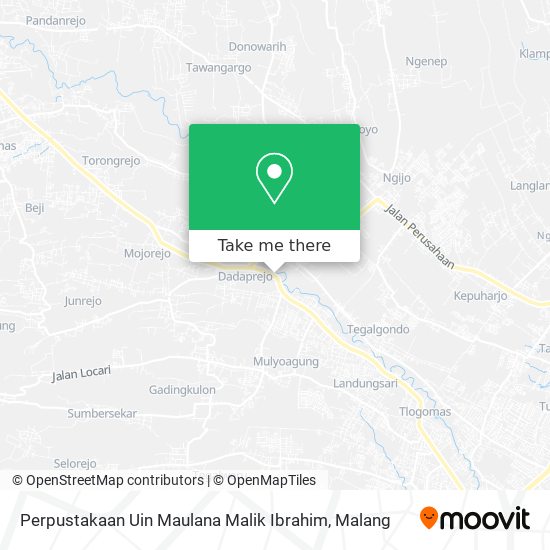 Perpustakaan Uin Maulana Malik Ibrahim map