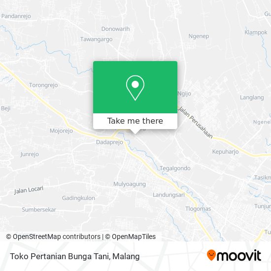 Toko Pertanian Bunga Tani map