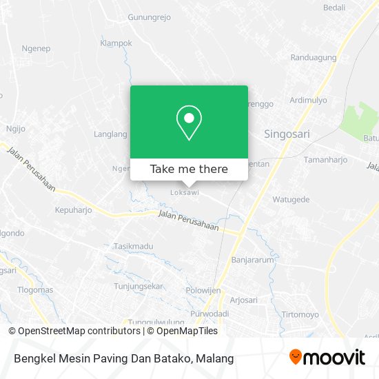 Bengkel Mesin Paving Dan Batako map
