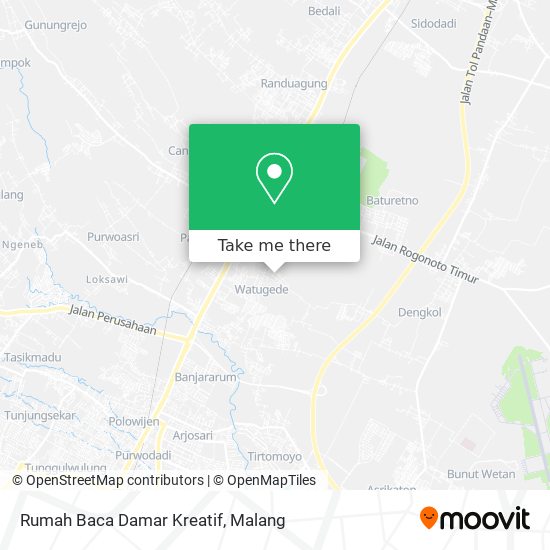 Rumah Baca Damar Kreatif map