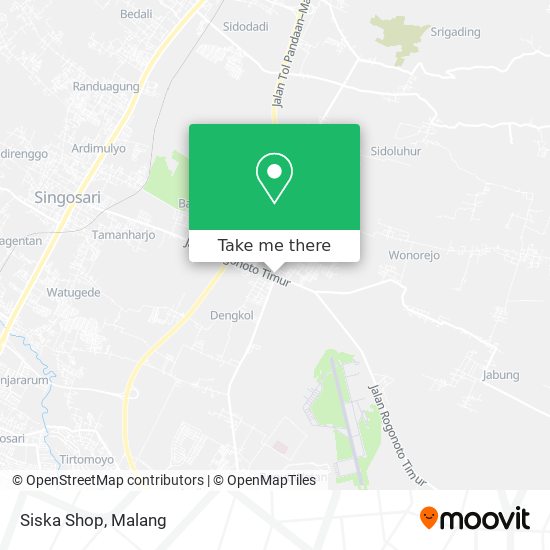 Siska Shop map