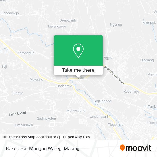 Bakso Bar Mangan Wareg map