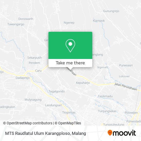 MTS Raudlatul Ulum Karangploso map