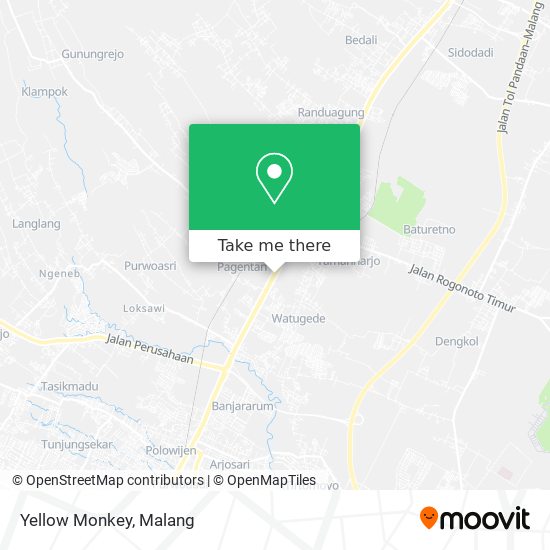 Yellow Monkey map