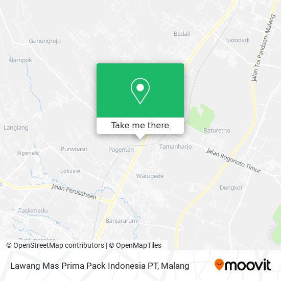 Lawang Mas Prima Pack Indonesia PT map