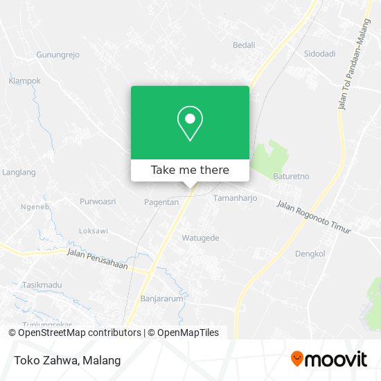 Toko Zahwa map