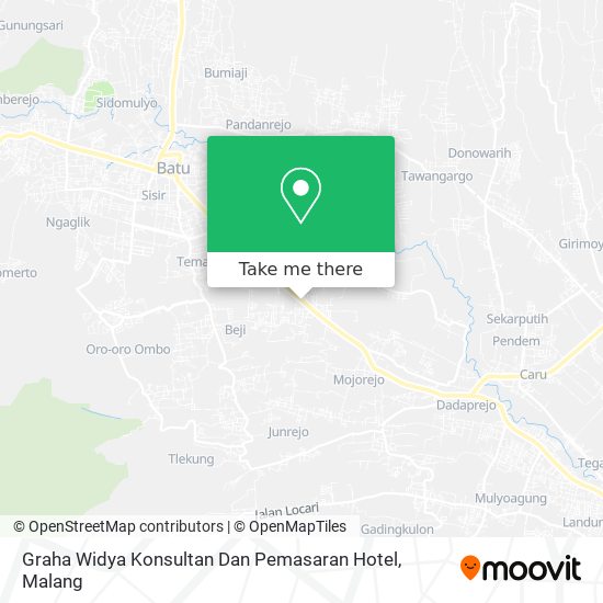 Graha Widya Konsultan Dan Pemasaran Hotel map