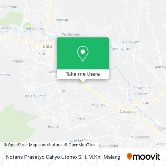 Notaris Prasetyo Cahyo Utomo S.H. M.Kn. map