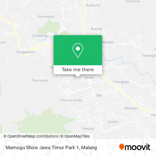 Mamogu Show Jawa Timur Park 1 map