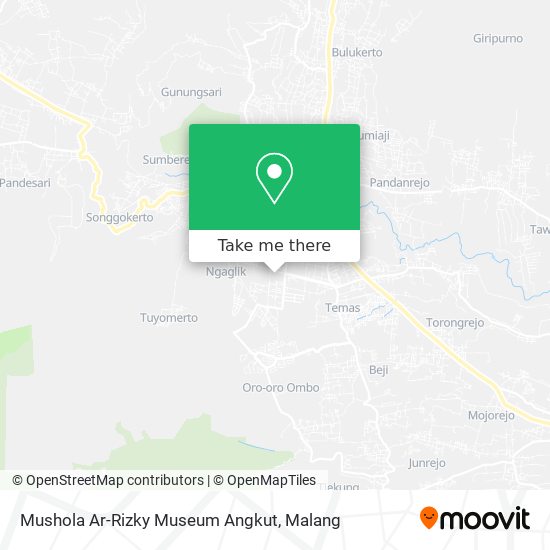 Mushola Ar-Rizky Museum Angkut map