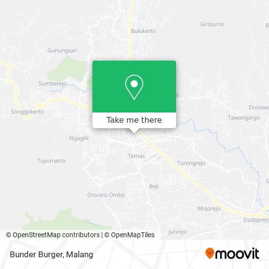 Bunder Burger map