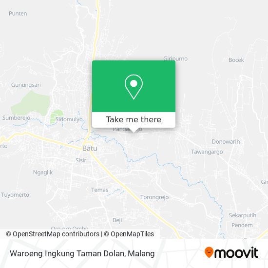 Waroeng Ingkung Taman Dolan map