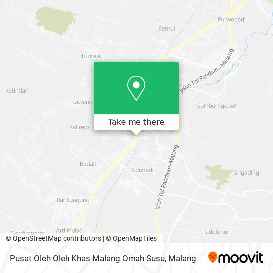 Pusat Oleh Oleh Khas Malang Omah Susu map