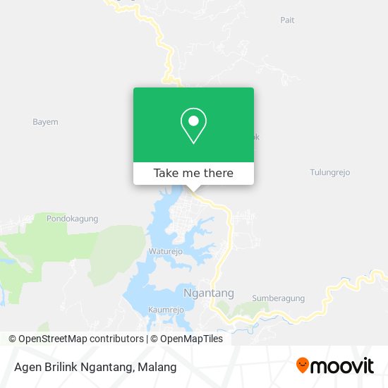 Agen Brilink Ngantang map