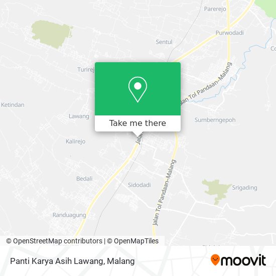 Panti Karya Asih Lawang map