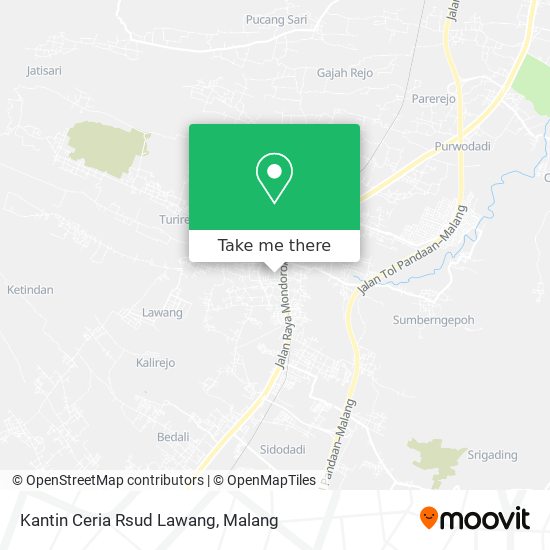 Kantin Ceria Rsud Lawang map