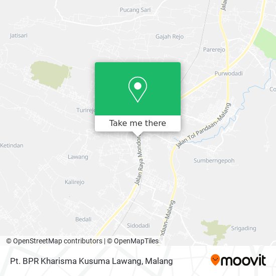 Pt. BPR Kharisma Kusuma Lawang map