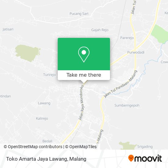 Toko Amarta Jaya Lawang map