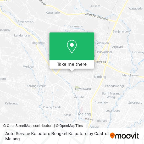 Auto Service Kalpataru Bengkel Kalpataru by Castrol map