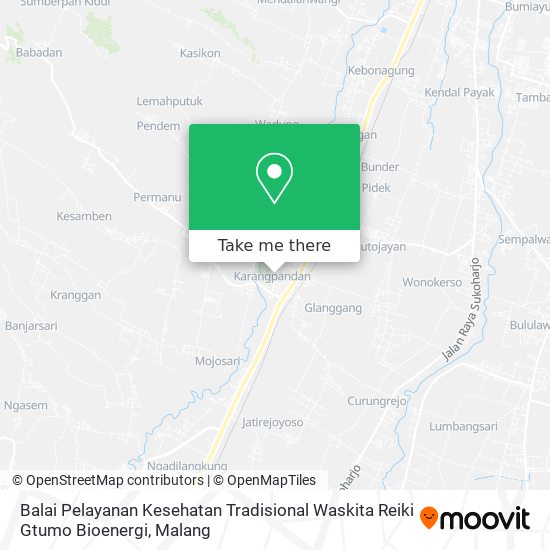 Balai Pelayanan Kesehatan Tradisional Waskita Reiki Gtumo Bioenergi map
