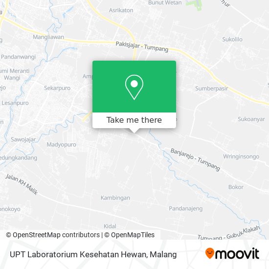 UPT Laboratorium Kesehatan Hewan map